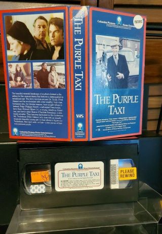The Purple Taxi (1982) Astaire,  Ustinov & Rampling - Columbia Pictures - Rare Vhs
