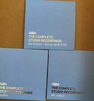 ABBA The Complete Studio Recordings Box Set RARE,  BONUS LOOK cond. 3