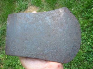 Rare Large Connecticut Pattern ? Axe Head.  4 Lb 9 Oz 7 Tall 5 1/2 Wide Blade