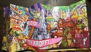 Very Rare Vintage World Of Sid And Marty Krofft Brochure 1976 Atl Opening 3
