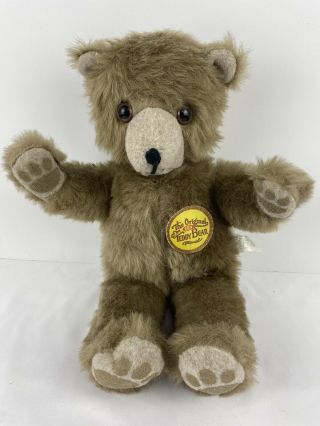 Vintage 1978 The Teddy Bear By Ideal Toy Corp Plush Stuffed Animal 16 "