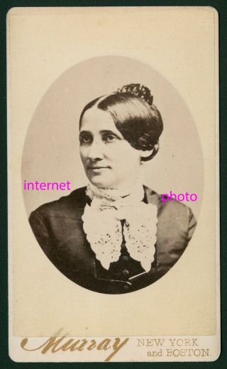 Antique Photo,  Cdv,  President Rutherford B.  Hayes Wife,  Lucy Webb Hayes,  Smile,  1880