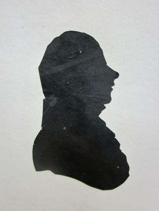 Antique Portrait Miniature Silhouette C.  1800 
