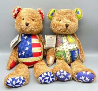 Boyds Bears Jim Shore Teddy Bear Plush Doodles & Whiskers W/tags - America Cats