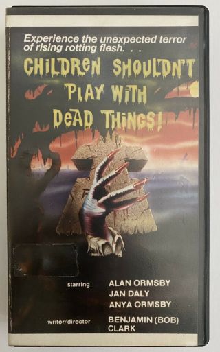 Children Shouldn’t Play With Dead Things (1971) Vhs Rare Horror