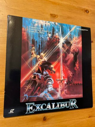 Excalibur - Movie Laserdisc (widescreen - Cav) Like Rare
