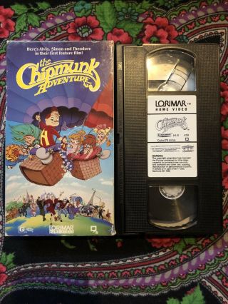 The Chipmunk Adventure Alvin And The Chipmunks Vhs Tape Rare Lorimar Screened
