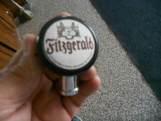 Rare Fitzgerald Antique Ball Knob Beer Tap Handle Big Tap