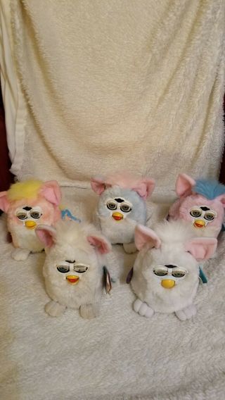 Furby Babies 1999 Rare Does Not Work.  Shape Tiger Electronics