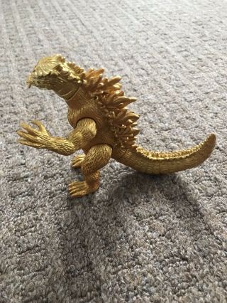 Rare Gold 4.  25” Godzilla Figure Loose 2