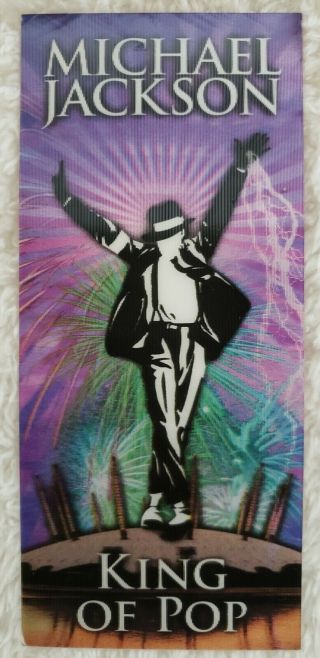 Michael Jackson - This Is It Lenticular 3d Vip Concert Ticket - Official Rare M,
