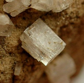 Thomsonite Fine Crystals On Matrix From Rare Locality Kadan,  Czech Republic