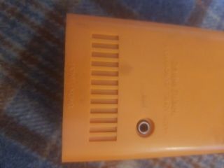 Vintage Realistic AM Rare Orange Pocket Radio RadioShack 23 - 464 3