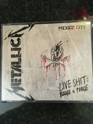 Metallica: Live Shit: Binge & Purge 3 Cd Set,  Heavy Metal,  Rare,  Out Of Print