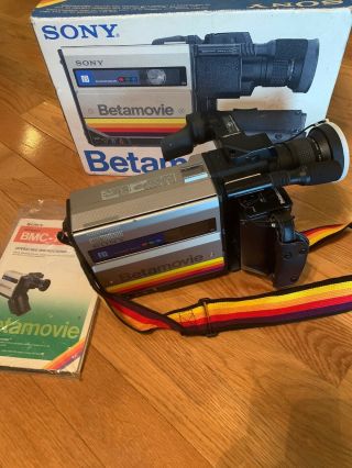 Rare Sony Betamovie Bmc - 110 Camcorder Repair Betamax