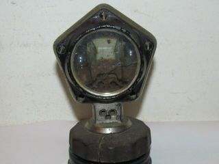 Rare Vintage Stewart - Warner Warn - O - Meter Radiator Cap Thermometer Moto Meter 3