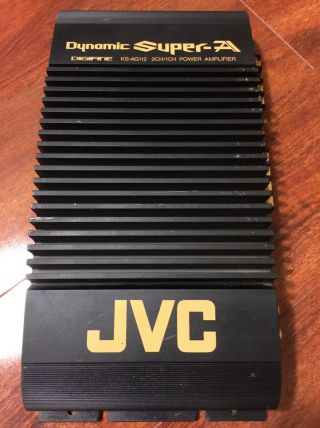 Jvc Ks - Ag112 Power Amplifier Old School Digifine Dynamic - A 2ch/1ch Rare