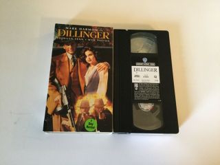 Dillinger Vhs 1991 Tv Movie Mark Harmon Rare For Hardtofindrare Only