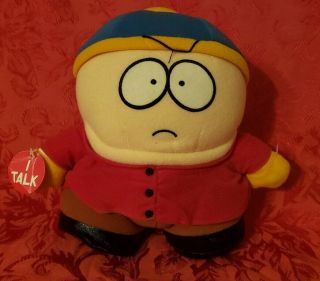 Rare 2002 South Park Talking Cartman Plush Doll 9 "