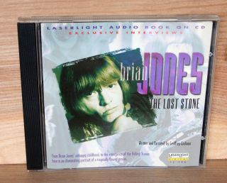1996 Laserlight Audio Book Brian Jones Rolling Stones The Lost Stone Ex Rare Cd