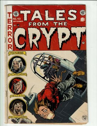 Tales From The Crypt 43 Ec 1954 Classic Cover Wood Davis Rare To