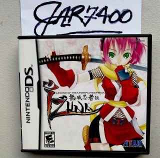 Izuna: Legend Of The Unemployed Ninja (nintendo Ds 2006) Rare Authentic Complete