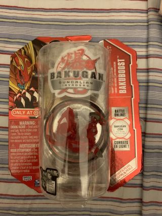 Bakugan Helix Dragonoid Pyrus Crimson & Pearl Gundalian Invaders Limited Target