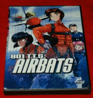 801 T.  T.  S.  Airbats Dvd 2 - Disc Set Anime Complete Ova Series Adv Comedy Oop Rare