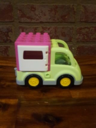 RARE Lego Duplo Ice Cream Truck Lime & Pink 2