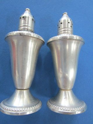 Vintage Duchin Creation Sterling Silver Weighted Salt & Pepper Shakers