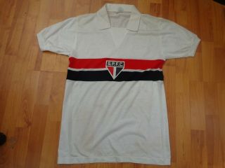 Rare Vintage Sao Paulo 1970s Mens M Medium Campea Jersey Brazilian Shirt
