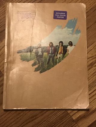 Led Zeppelin Songbook Sheet Music Book In Through The Outdoor Rare 1980