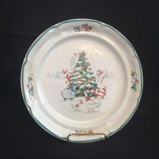 Rare International Tableworks Country Christmas 8966 Dinner Plate