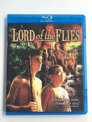 Lord Of The Flies (blu Ray) Olive Films 90’s Harry Hook William Golding Oop Rare