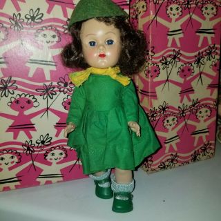 Vintage Vogue Ginny Doll 8 " Girl Scout Doll Walker