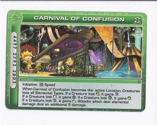 Chaotic Location Card Ultra Rare Carnival Of Confusion Low