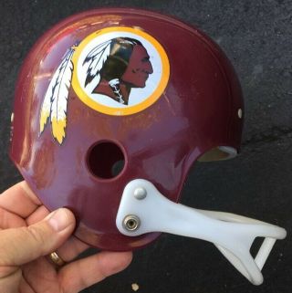 Rare Washington Redskins True Vintage Hutch Plastic Football Helmet Kids 80 