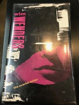 Rare Wim Wenders The Scarlet Letter Vhs 1973 Never On Dvd In The U.  S.  Large Box