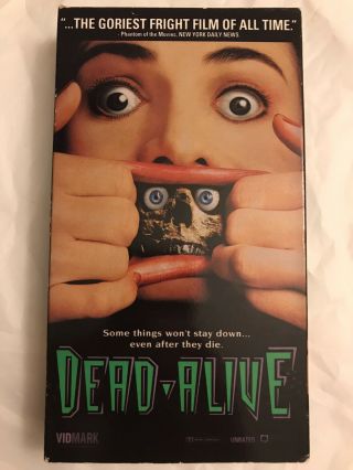 Dead Alive Vhs,  1994,  Unrated Horror Peter Jackson Tape Gore Cult Sov Rare
