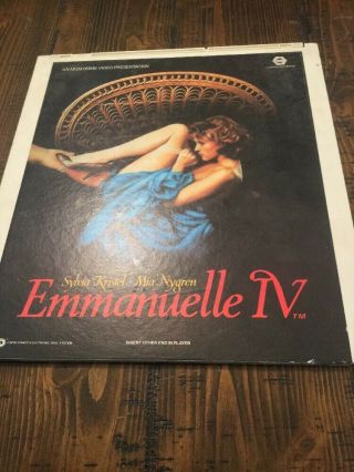 Emmanuelle Lv Ced Videodisc Rare