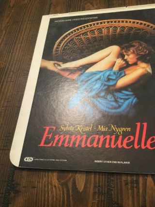 Emmanuelle lV Ced Videodisc Rare 2