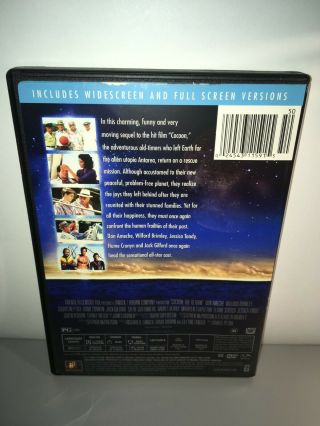 Cocoon 2 - The Return 1988 DVD RARE OOP Full / Wide Screen - Disc A, 2