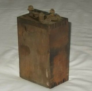 Vintage Model A/t Ford Old Buzz Box Antique Wooden Ignition Coil Part