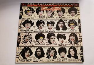 The Rolling Stones Some Girls Rare Uncensored Faces Lp