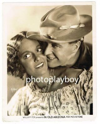 Dorothy Burgess Edmund Lowe In Old Arizona Historic Talkie Movie Portrait 1928