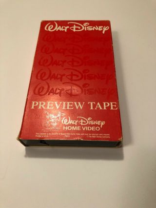 Disney 101 Dalmatians Preview Tape Walt Disney Demo Tape extremely rare tape 3