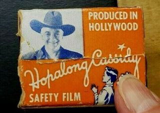 Hopalong Cassidy 35mm Safety Film Very Rare Mini - Movie 1950