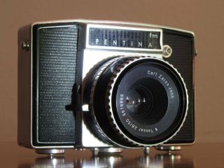 Rare Pentina Fm Camera With Carl Zeiss Jena 2.  8/50 Lens