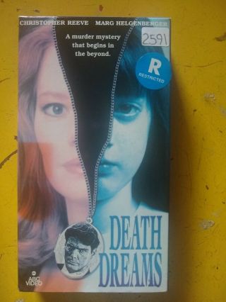 DEATH DREAMS VHS CHRISTOPHER REEVE,  RARE 90s Psychological Horror Thriller Cult 3