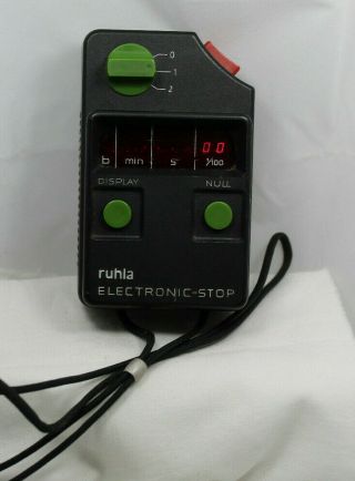 Ruhla Electronic - Stop Lcd Gdr Stopwatch Calibre 87 - 01 Circa 1978 Extremly Rare